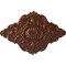 Ekena Millwork Ashford Ceiling Medallion, Hand-Painted Copper Penny, 42 3/4"W x 28 7/8"H x 1"P CM42X28ASCPS - alternate 1